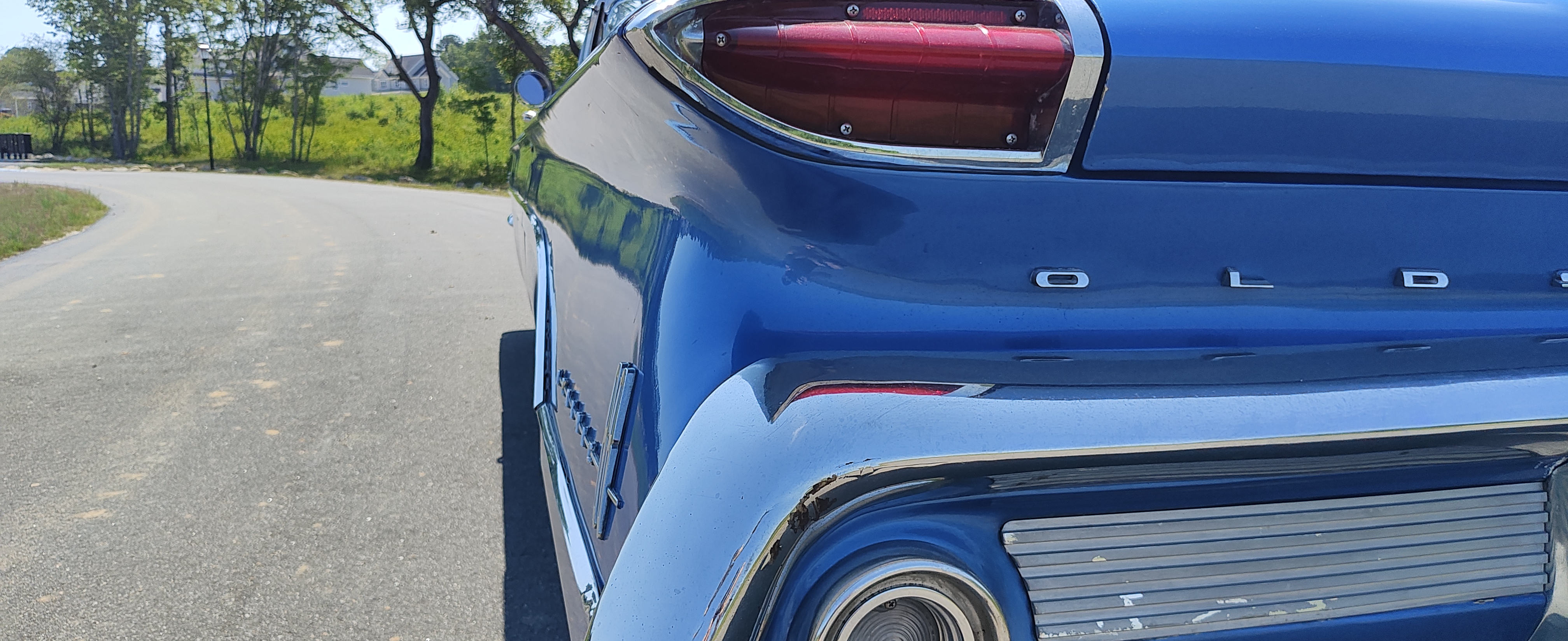 Rear quarter view of the 1960 Oldsmobile Dynamic 88